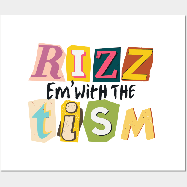 Autism Rizz Em With The Tism Autistic Possum Wall Art by LEGO